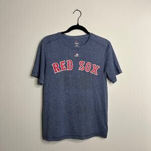 Majestic Boston Red Sox Blue Tee- Small